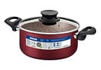 Caçarola Tramontina Antiaderente com Tampa Vermelho 3,8L 22cm Paris