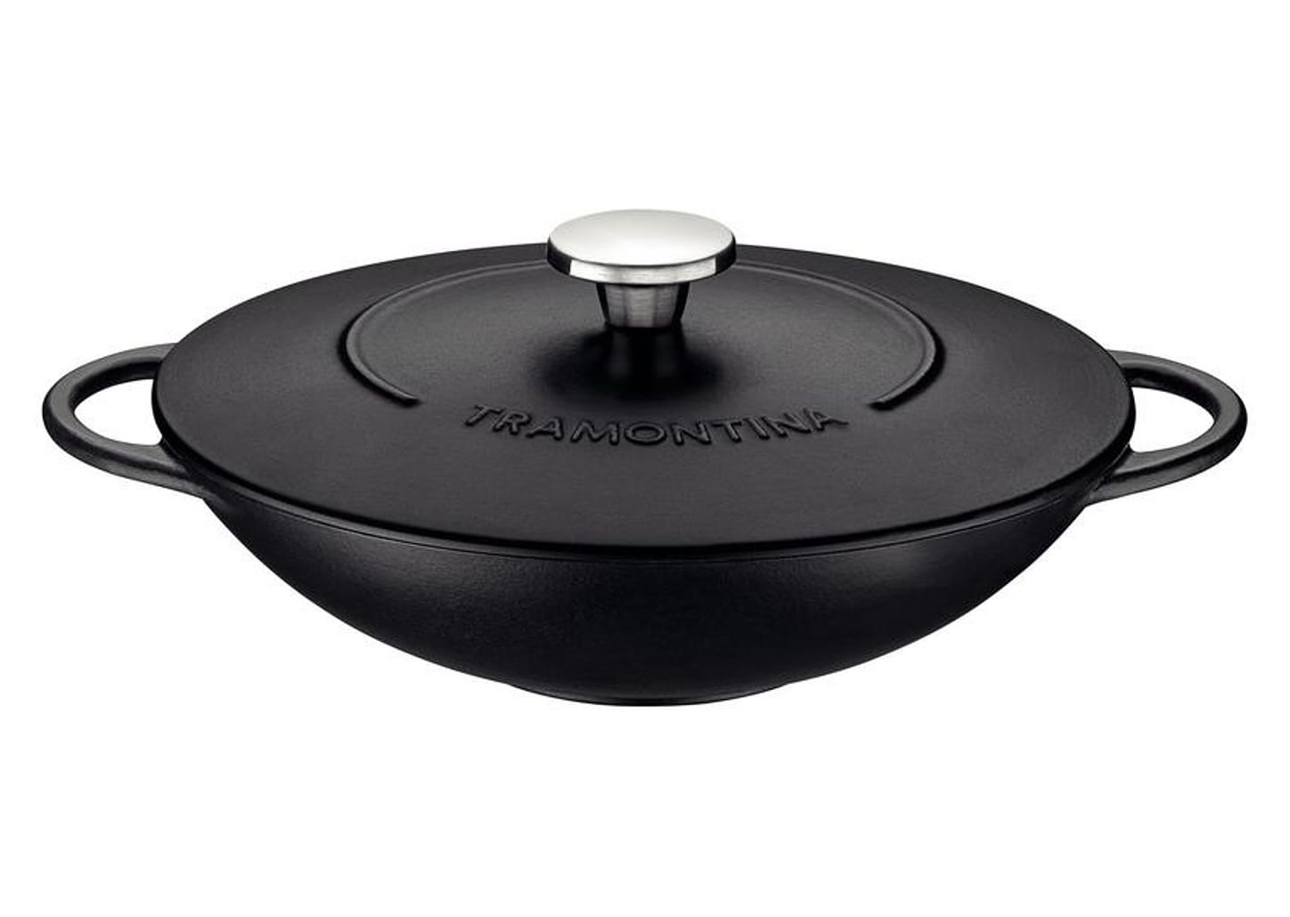 Panela Wok Antiaderente de Ferro Tramontina Trento 32cm P 32cm