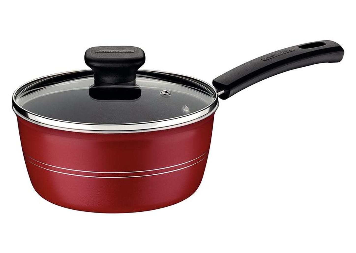 Panela Tramontina Sicília Antiaderente de Alumínio Vermelho 20cm