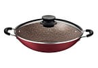 Panela Wok Antiaderente Tramontina Paris de Alumínio Vermelho 36cm