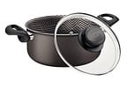 Caçarola Tramontina Antiaderente com Tampa Chumbo 6,3L 26cm Paris