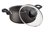 Caçarola Tramontina de Alumínio Antiaderente com Tampa Chumbo 2,9L 20cm Paris