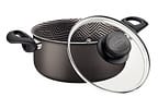 Caçarola Tramontina Antiaderente com Tampa Chumbo 3,8L 22cm Paris