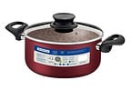 Caçarola Tramontina Antiaderente com Tampa Vermelha 6,3L 26cm Paris