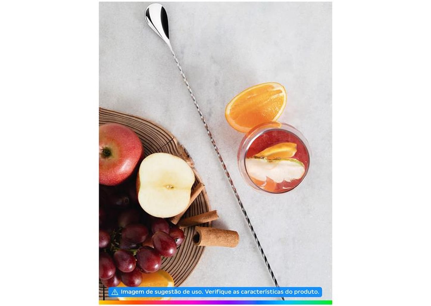 Colher Bailarina Inox Tramontina Bar Espiral