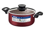 Caçarola Tramontina Antiaderente com Tampa Vermelha 8L 28cm Paris