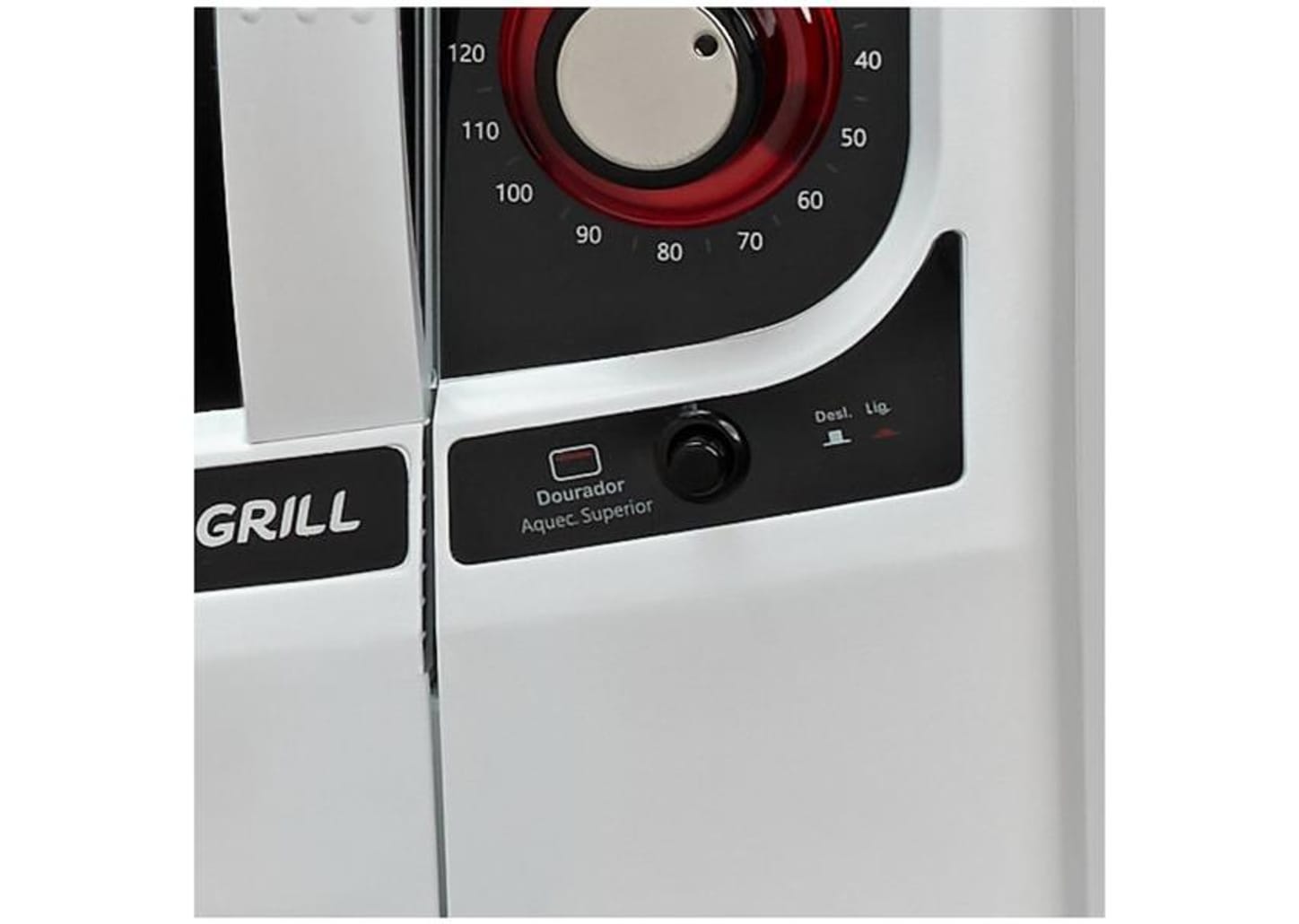Forno Elétrico de Bancada Fischer com Dourador com Timer 44L Branco Gourmet Grill