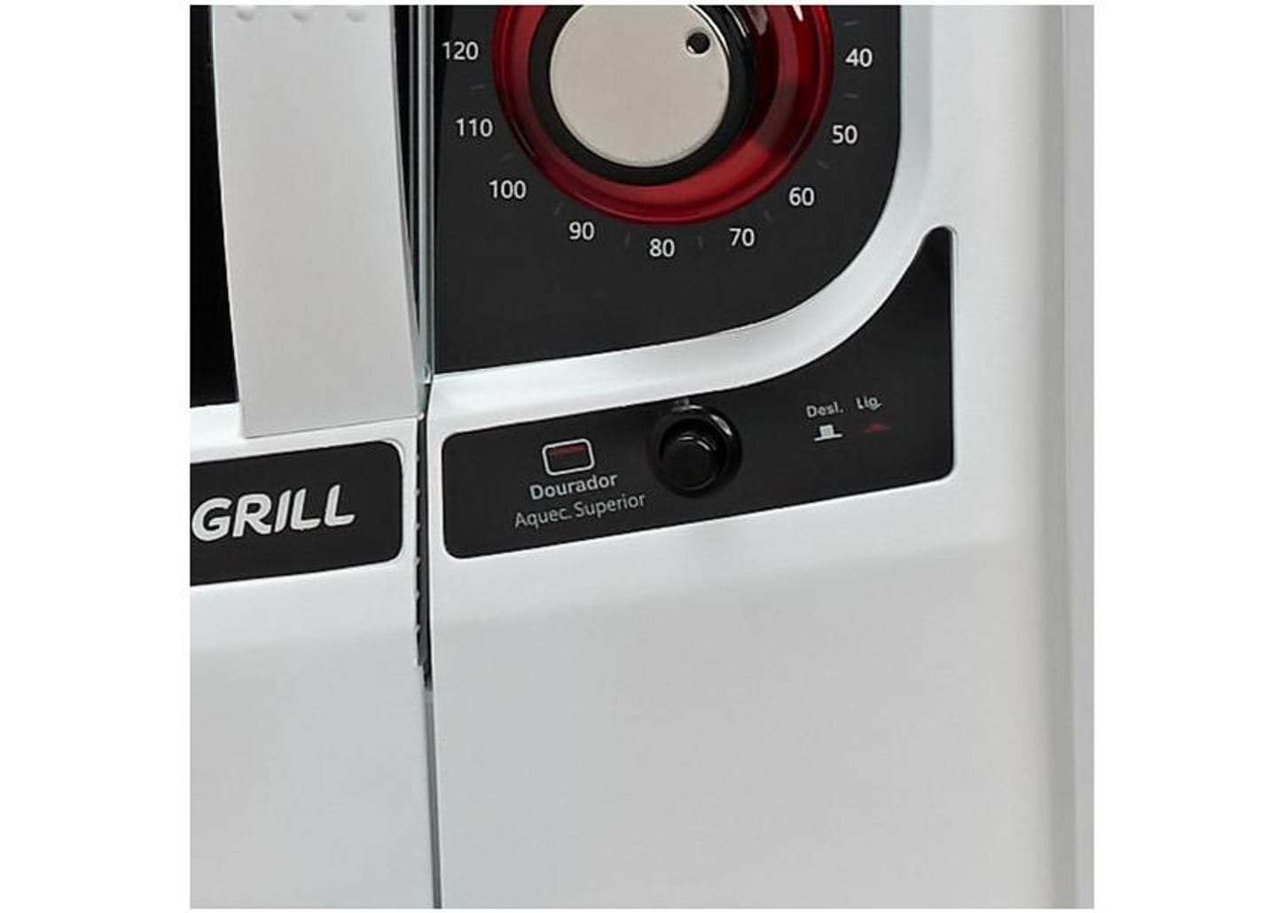Forno Elétrico de Bancada Fischer com Dourador com Timer 44L Branco Gourmet Grill