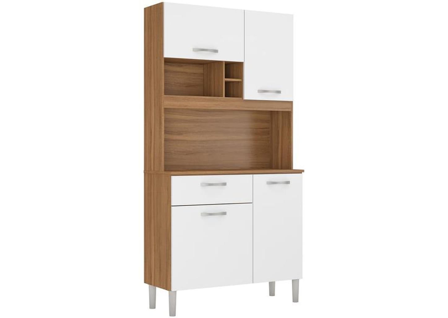 Cozinha Compacta Demobile Malta 4 Portas 1 Gaveta