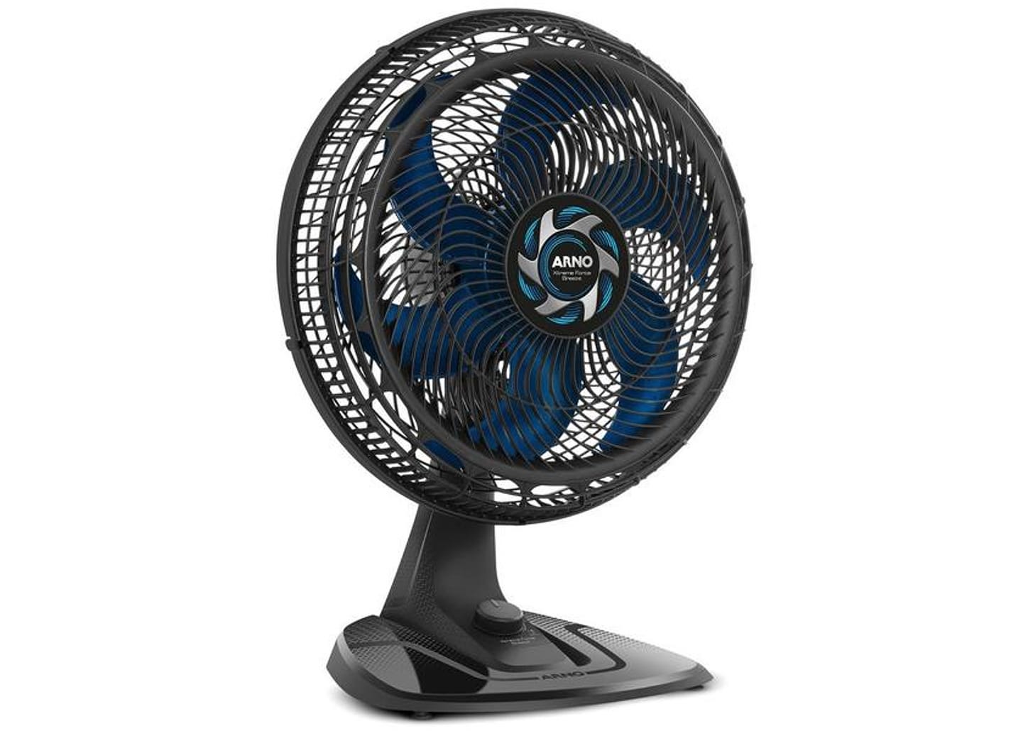 Ventilador de Mesa Arno Xtreme Force Breeze VB40 40cm 6 Pás 3 Velocidades Preto e Azul