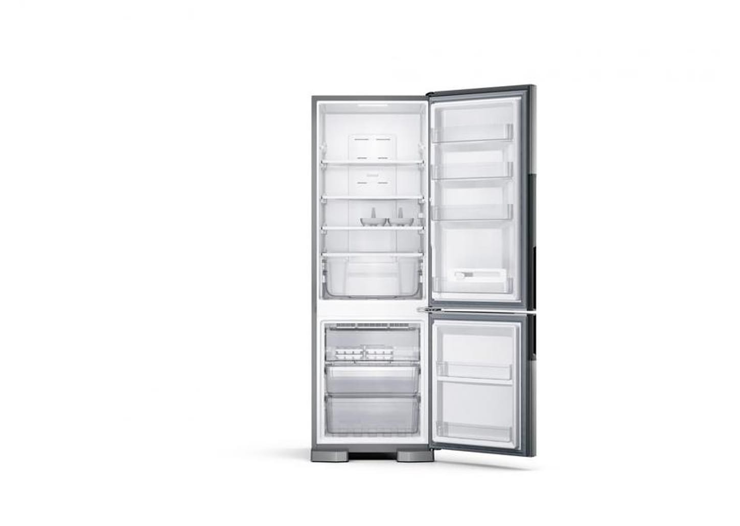 Geladeira Consul Frost Free Evox Inverse Prata 397L CRE44BK