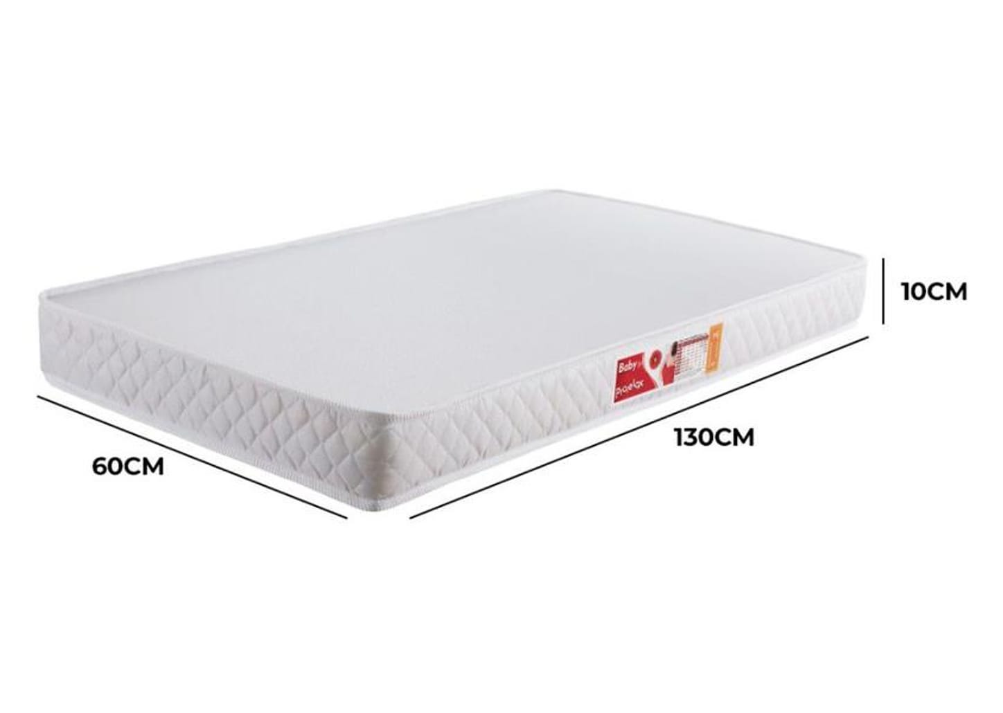 Colchão Infantil Prorelax de Espuma D-18 10x60x130cm Baby