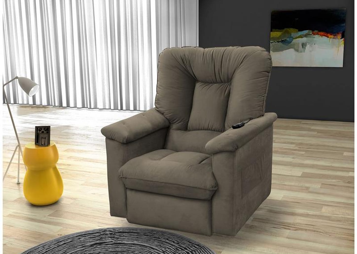 Poltrona do Papai Reclinável Elétrica Morderna - Matrix Porsche