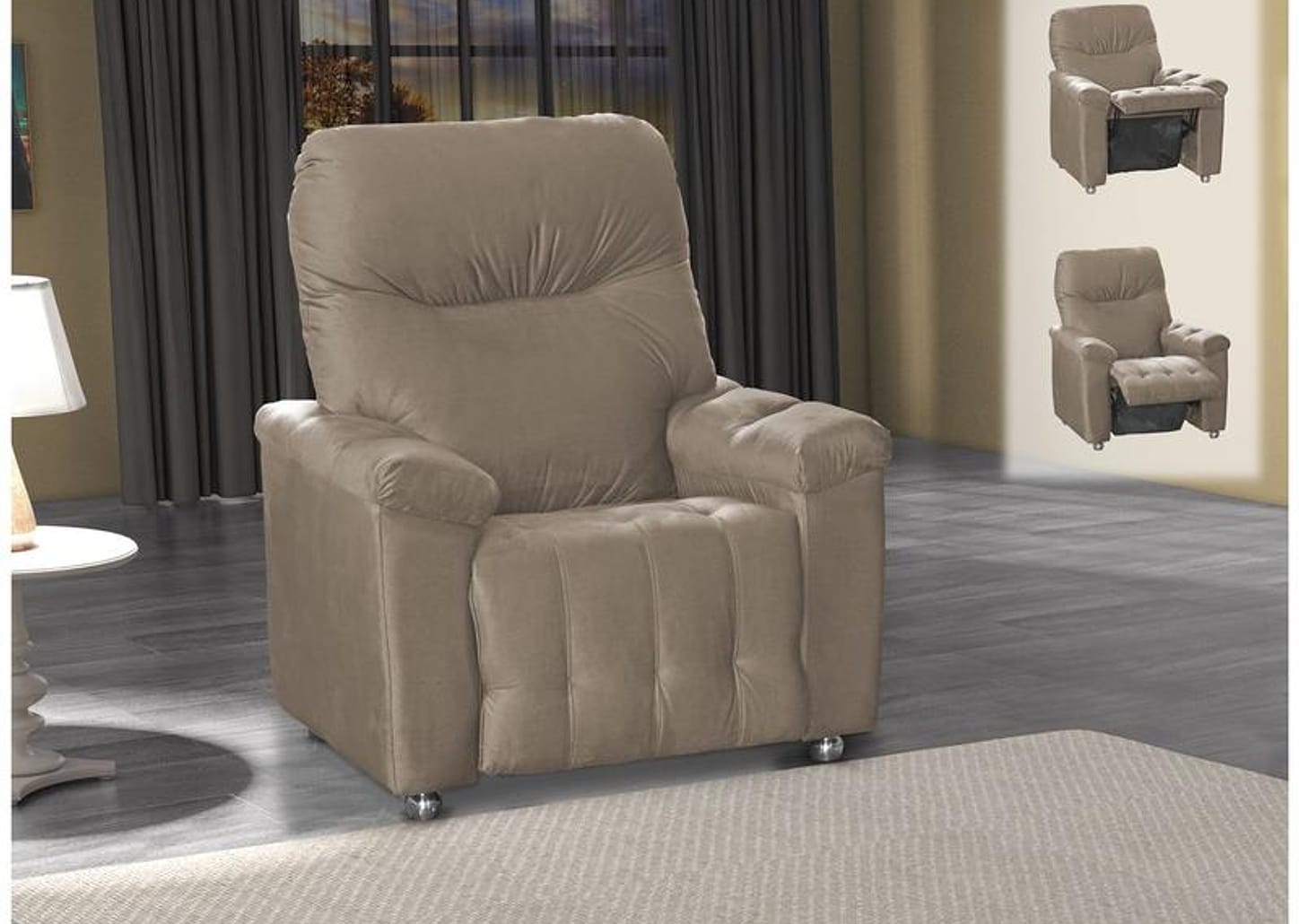 Poltrona do Papai Reclinável Moderna 3 Posições