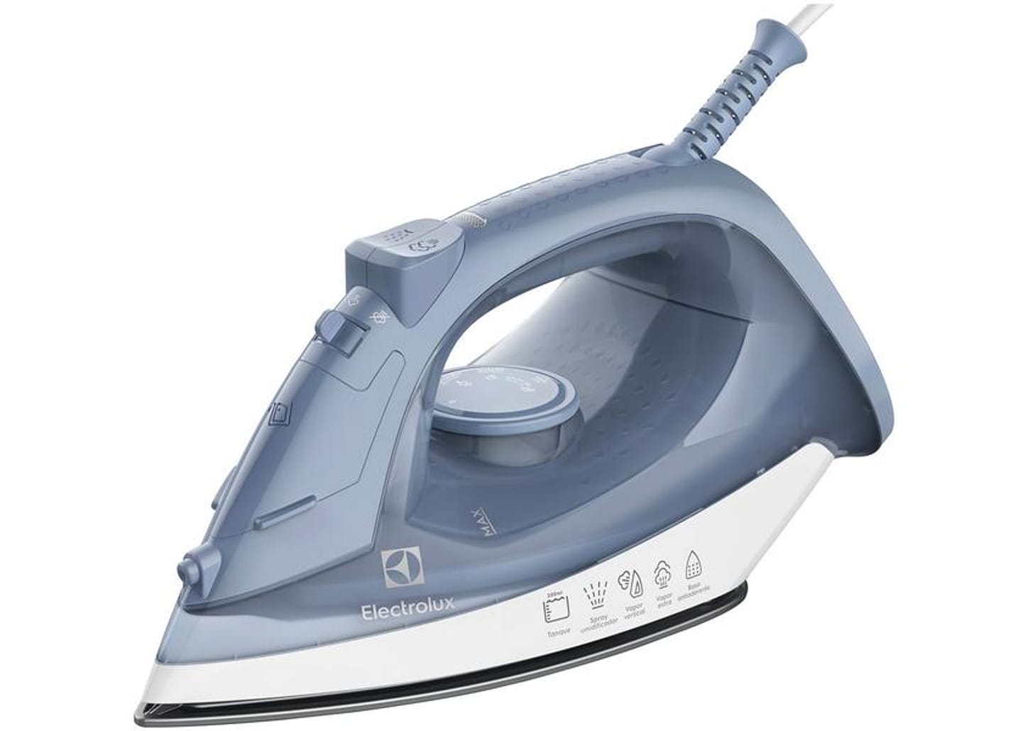 Ferro de Passar Roupa a Vapor e a Seco Electrolux - Efficient ESI10 Azul
