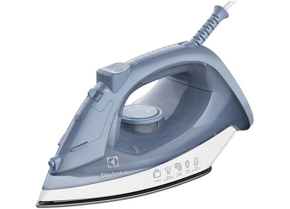 Ferro de Passar Roupa a Vapor e a Seco Electrolux - Efficient ESI10 Azul