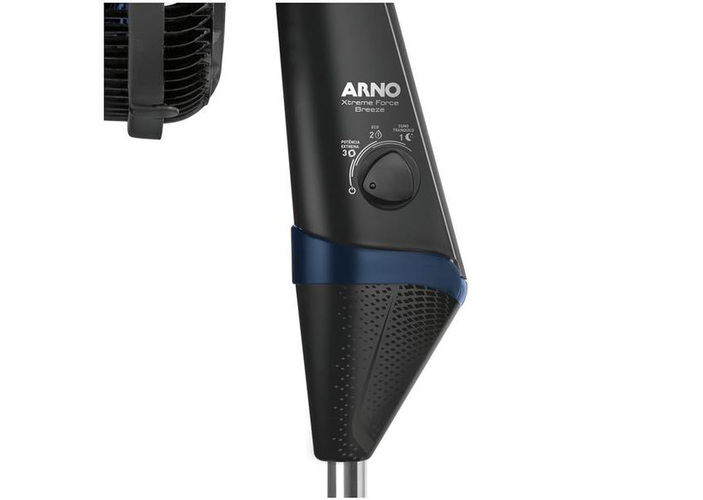 Ventilador de Coluna Arno Xtreme Force Breeze - VB52 50cm 6 Pás 3 Velocidades Preto e Azul