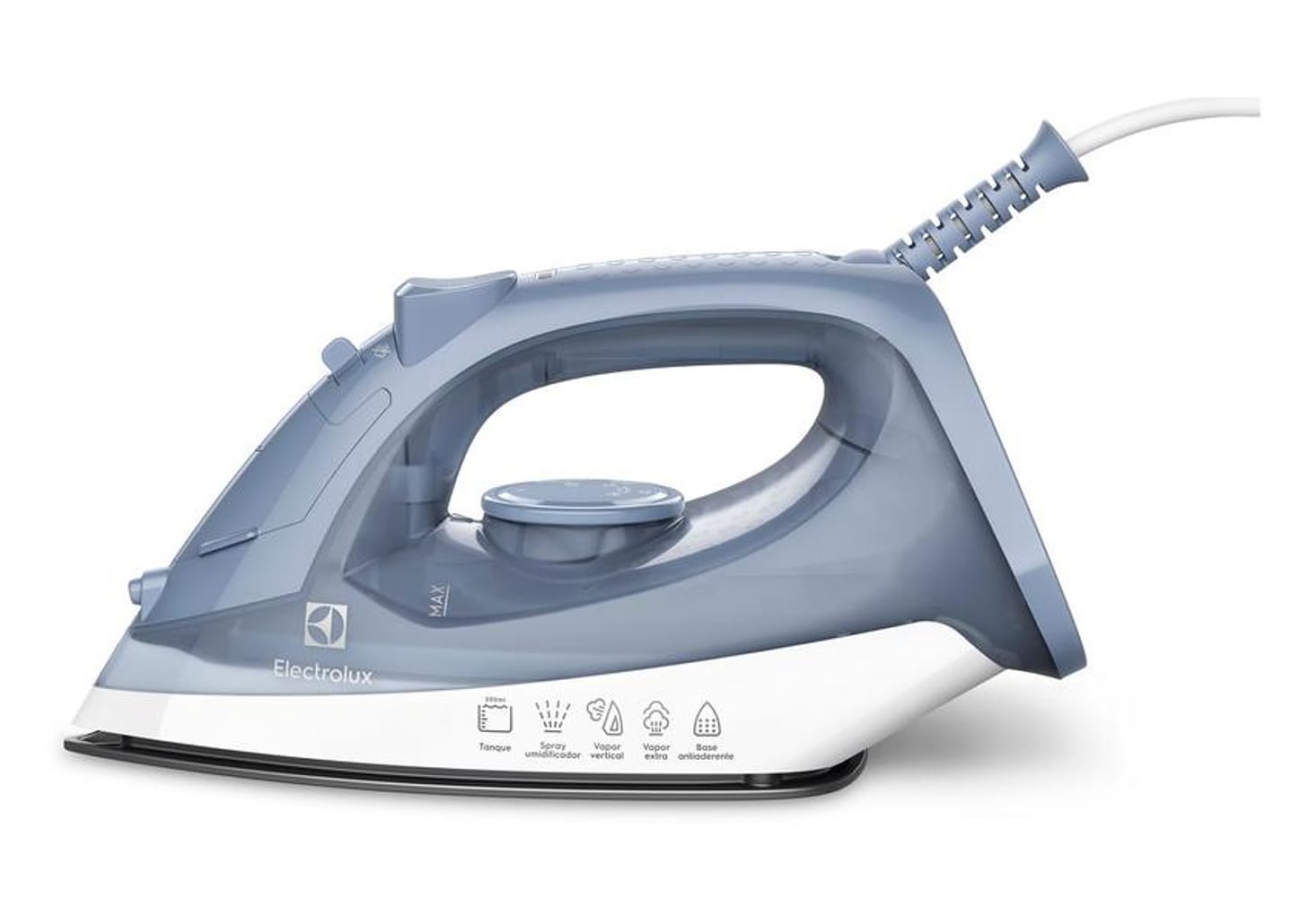 Ferro de Passar Roupa a Vapor e a Seco Electrolux - Efficient ESI10 Azul