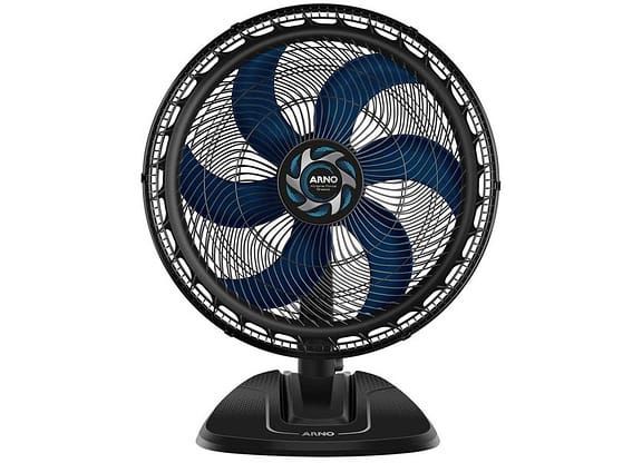 Ventilador de Mesa Xtreme Force Breeze VB50 50cm 6 Pás 3 Velocidades Preto e Azul