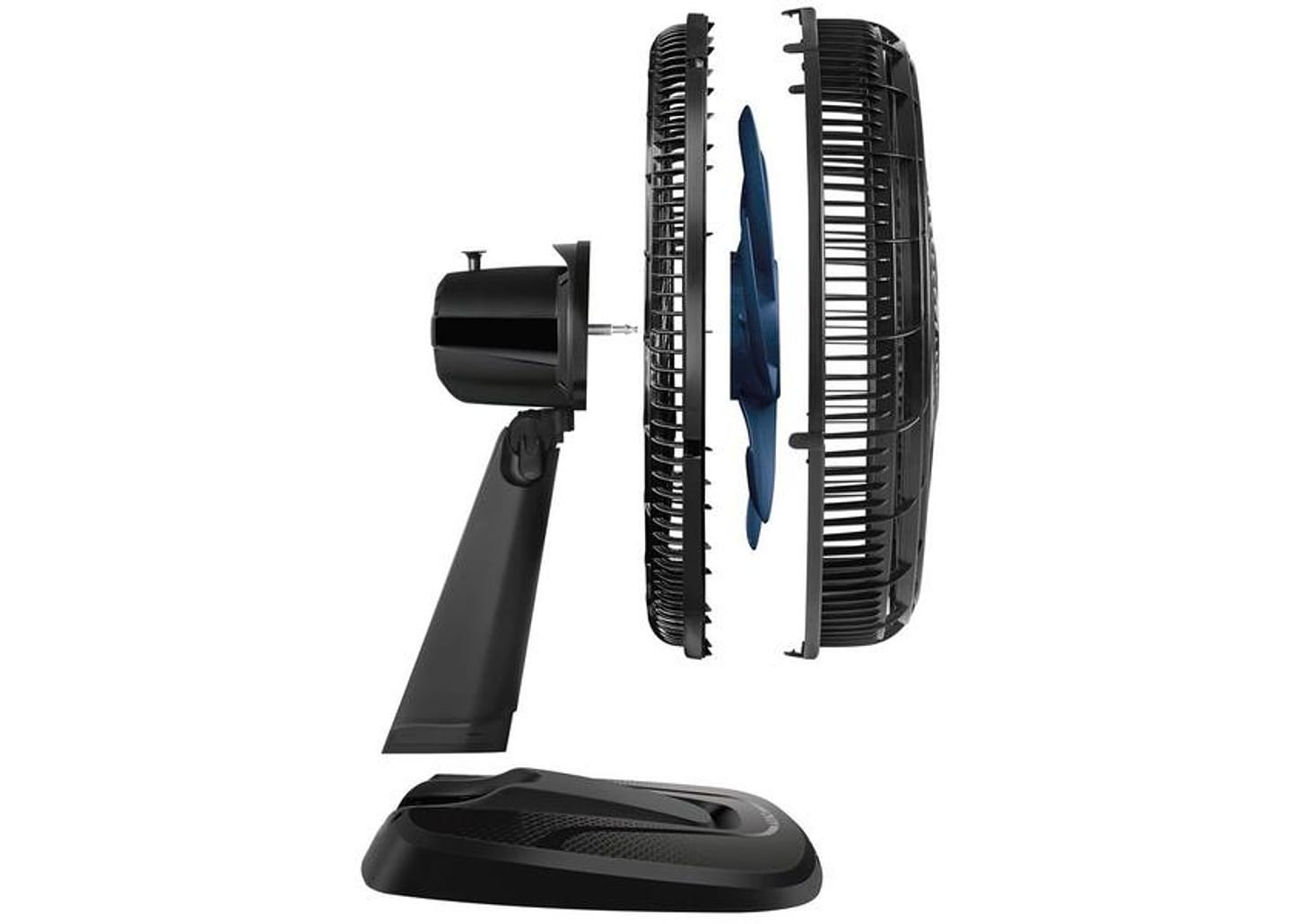 Ventilador de Mesa Xtreme Force Breeze VB50 50cm 6 Pás 3 Velocidades Preto e Azul