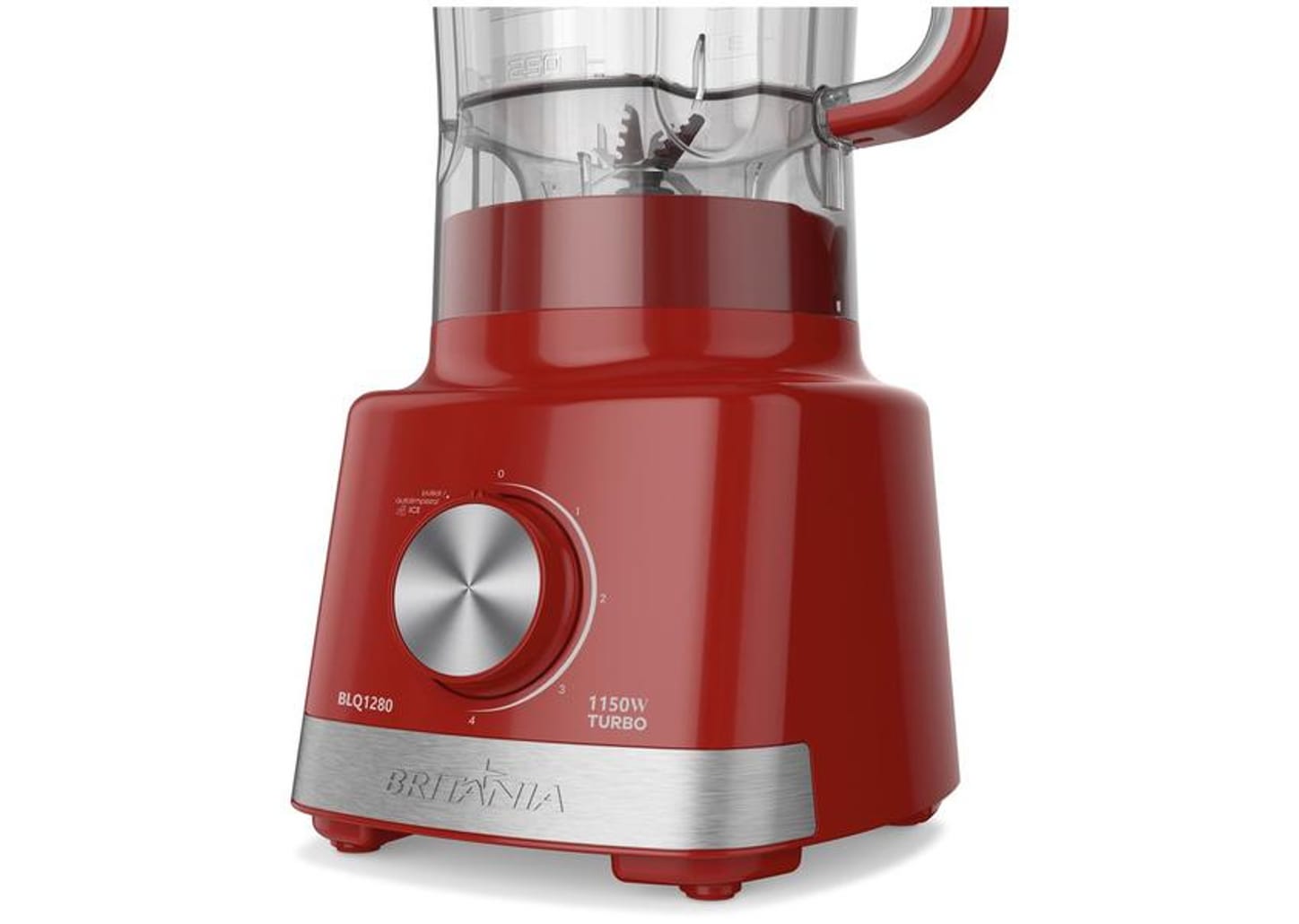 Liquidificador Britânia BLQ1280V com Filtro 4 Velocidades 1150W Vermelho