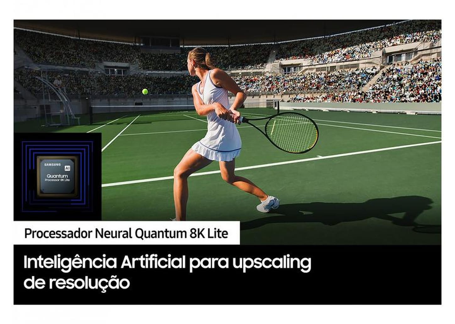 Smart TV 65” 8K Neo QLED Samsung VA Wi-Fi - Bluetooth Alexa Google Assistente 4 HDMI 3 USB