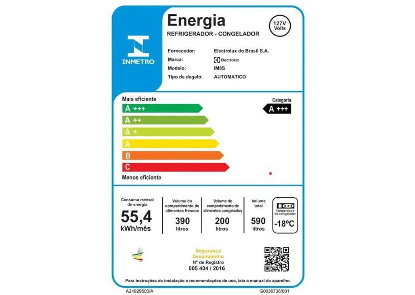 Geladeira/Refrigerador Electrolux Multidoor 590L Efficient IM8S