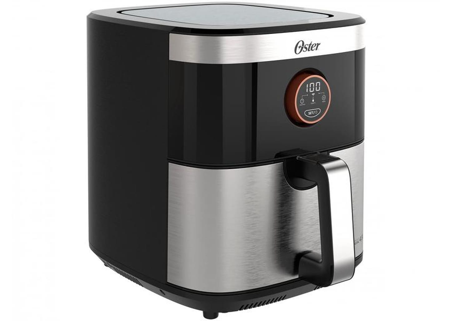 Fritadeira Elétrica sem Óleo/Air Fryer Oster - Black Inox com Timer