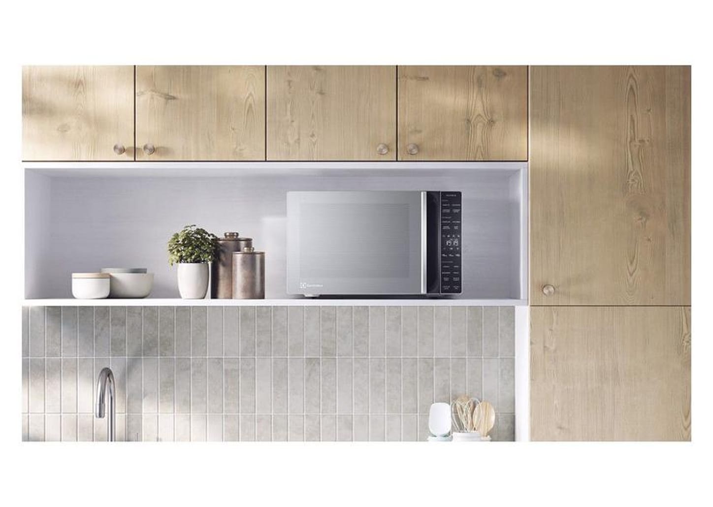 Micro-ondas Electrolux 36L Prata e Preto - Espelhado Efficient ME36S