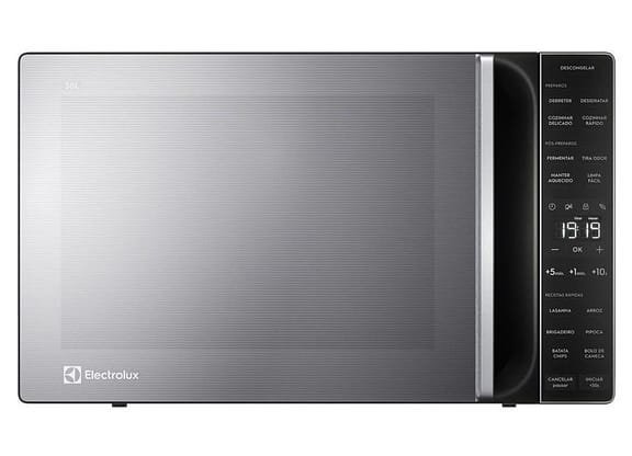 Micro-ondas Electrolux 36L Prata e Preto - Espelhado Efficient ME36S