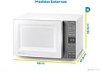 Micro-ondas Electrolux 36L Branco e Cinza ME36B