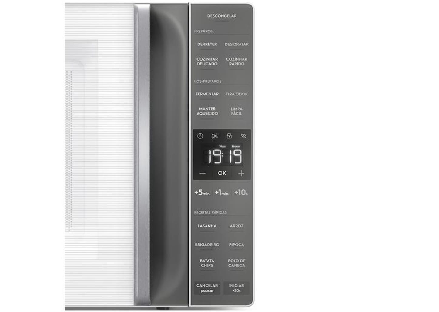 Micro-ondas Electrolux 36L Branco e Cinza ME36B