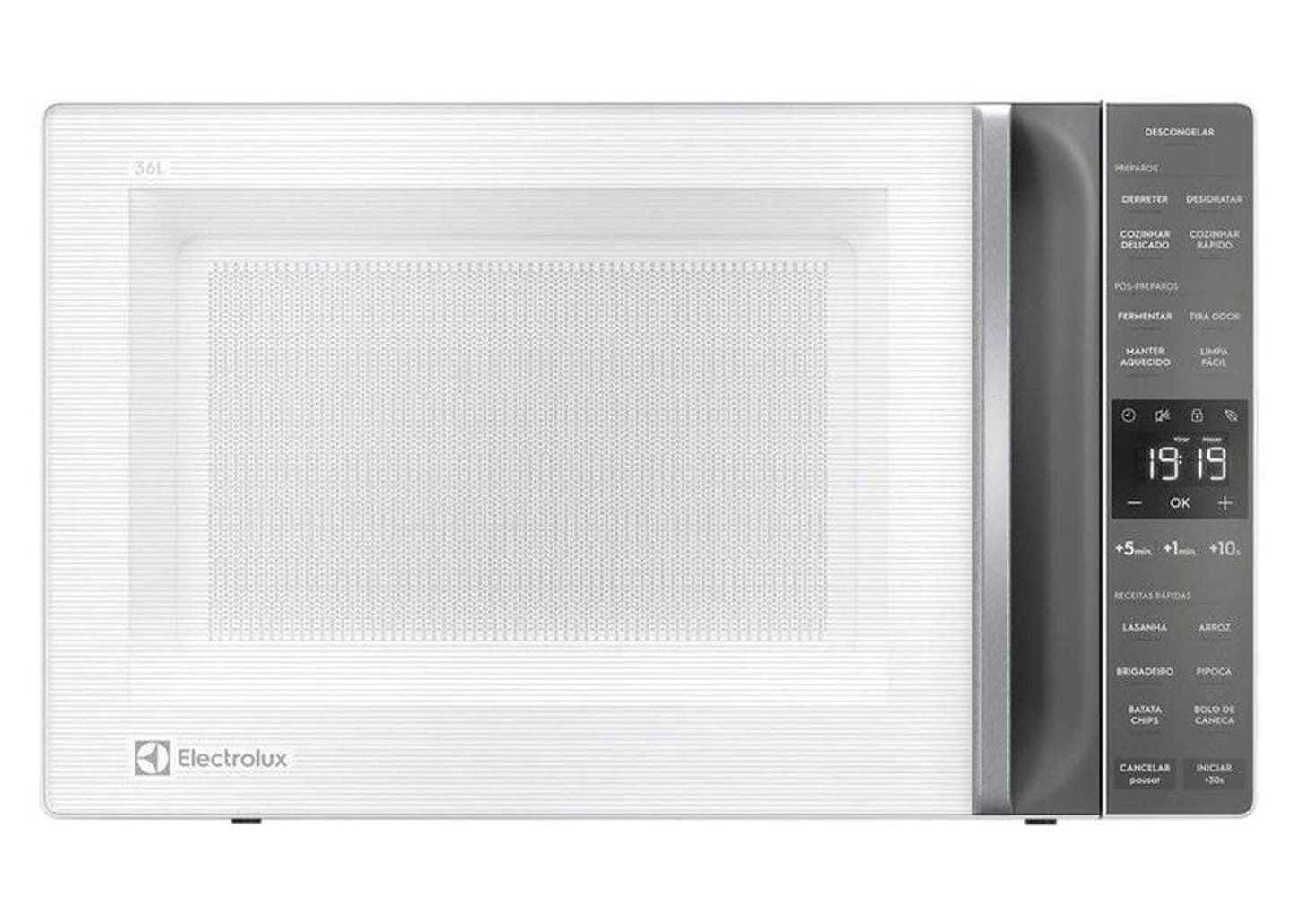 Micro-ondas Electrolux 36L Branco e Cinza ME36B