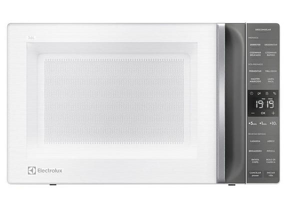Micro-ondas Electrolux 36L Branco e Cinza ME36B