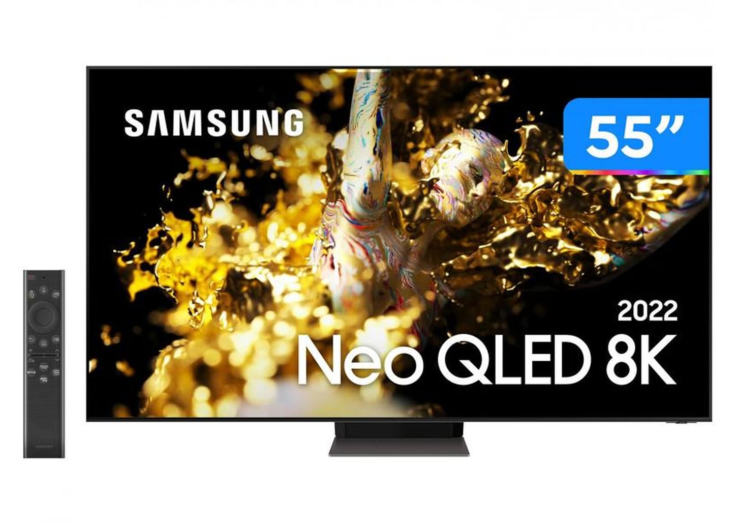 Smart TV 55” 8K Neo QLED Samsung QN55QN700BGXZD - Wi-Fi Alexa Google Assistente 4 HDMI 3 USB
