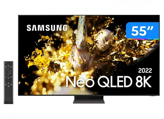 Smart TV 55” 8K Neo QLED Samsung QN55QN700BGXZD - Wi-Fi Alexa Google Assistente 4 HDMI 3 USB