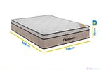 Colchão Casal Ortobom de Mola 30x138x188cm - New Ortotech