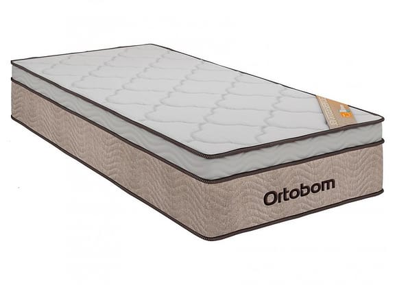 Colchão Solteiro Ortobom de Mola 30x88x188cm - New Ortotech