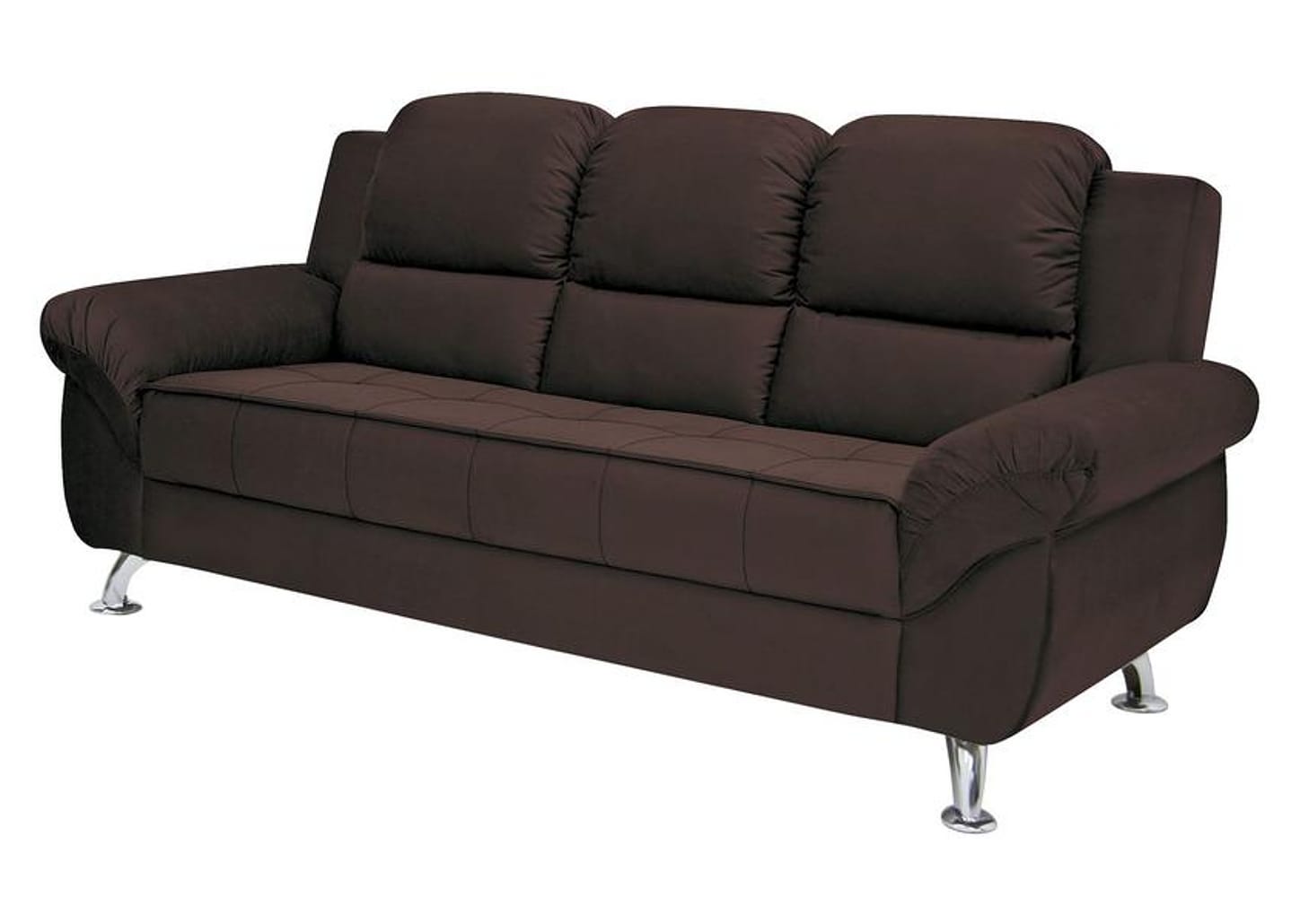 Sofá 3 Lugares Suede Marselha Linoforte