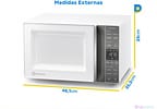 Micro-ondas Electrolux 23L Branco Efficient - ME23B