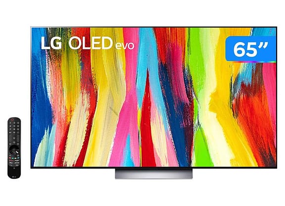 Smart TV 65” 4K OLED LG ThinQ OLED65C2PSA 120Hz - Wi-Fi Bluetooth Alexa Google Assistente 4 HDMI