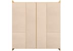 Guarda-roupa Casal com Espelho 4 Portas 6 Gavetas Araplac Sofia