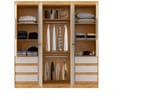 Guarda-roupa Casal com Espelho 4 Portas 6 Gavetas Araplac Sofia