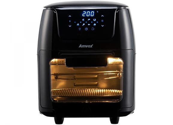 Fritadeira Elétrica sem Óleo/Air Fryer Amvox - Arf 1222 Oven Preta