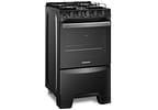 Fogão 4 Bocas Continental Mesa de Vidro Preto - Acendimento Automático FC4FP