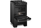Fogão 4 Bocas Continental Mesa de Vidro Preto - Acendimento Automático FC4FP