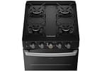 Fogão 4 Bocas Continental Mesa de Vidro Preto - Acendimento Automático FC4FP