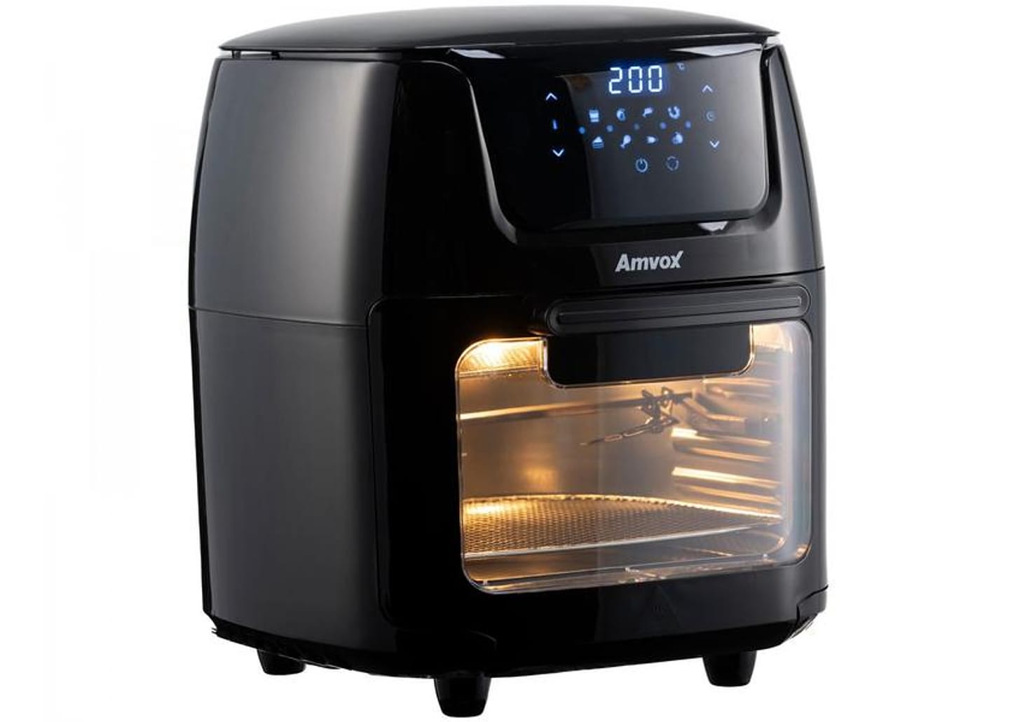 Fritadeira Elétrica sem Óleo/Air Fryer Amvox - Arf 1222 Oven Preta