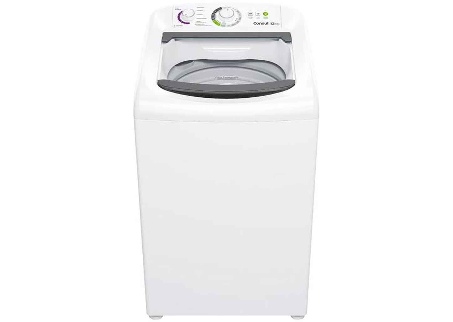 Lavadora de Roupas Consul 12kg 16 Programas de Lavagem Branca CWH12