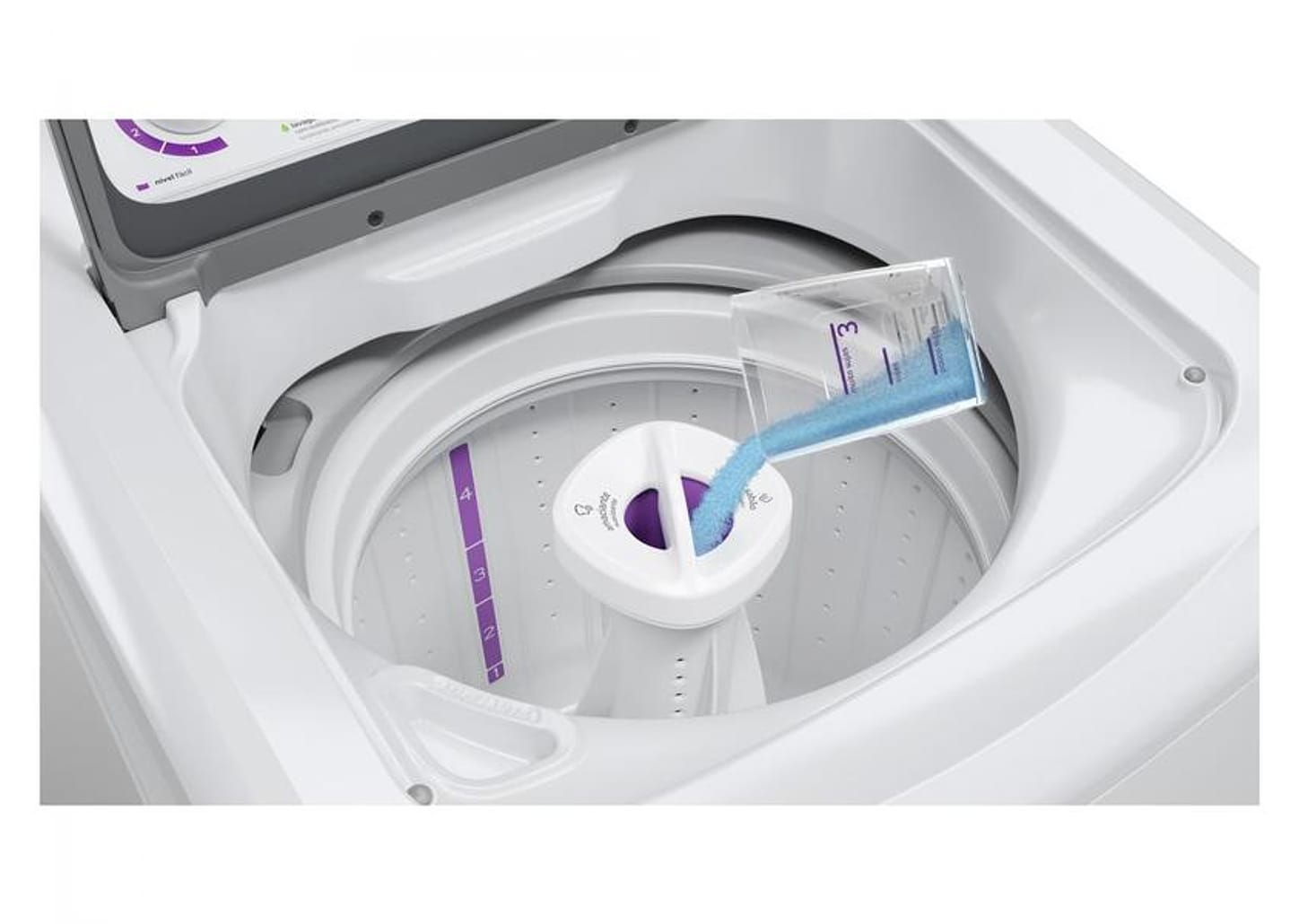 Lavadora de Roupas Consul 9kg 15 Programas de Lavagem Branca CWB09